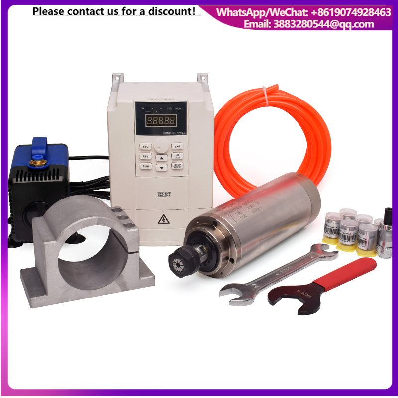 2.2Kw Water Cooled Spindle Kit Vfd - 저렴한 가격에 고속으로 작동하는 GDZ 스핀들과