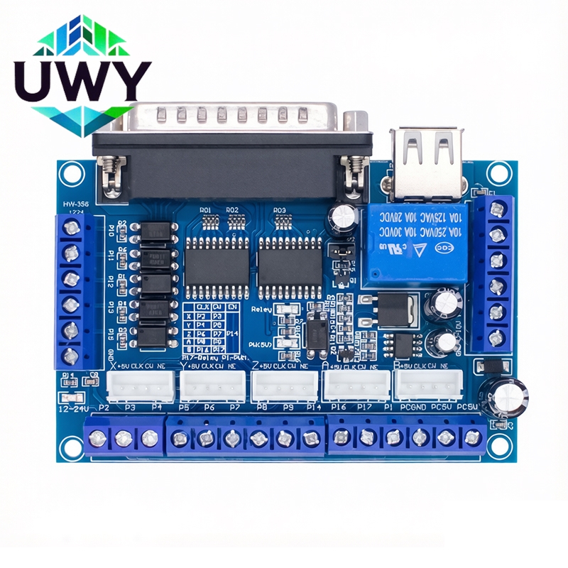 5 Axis Cnc Breakout Board Interface Mach3 - MACH3 CNC 브레이크아웃 보드 5축 병렬